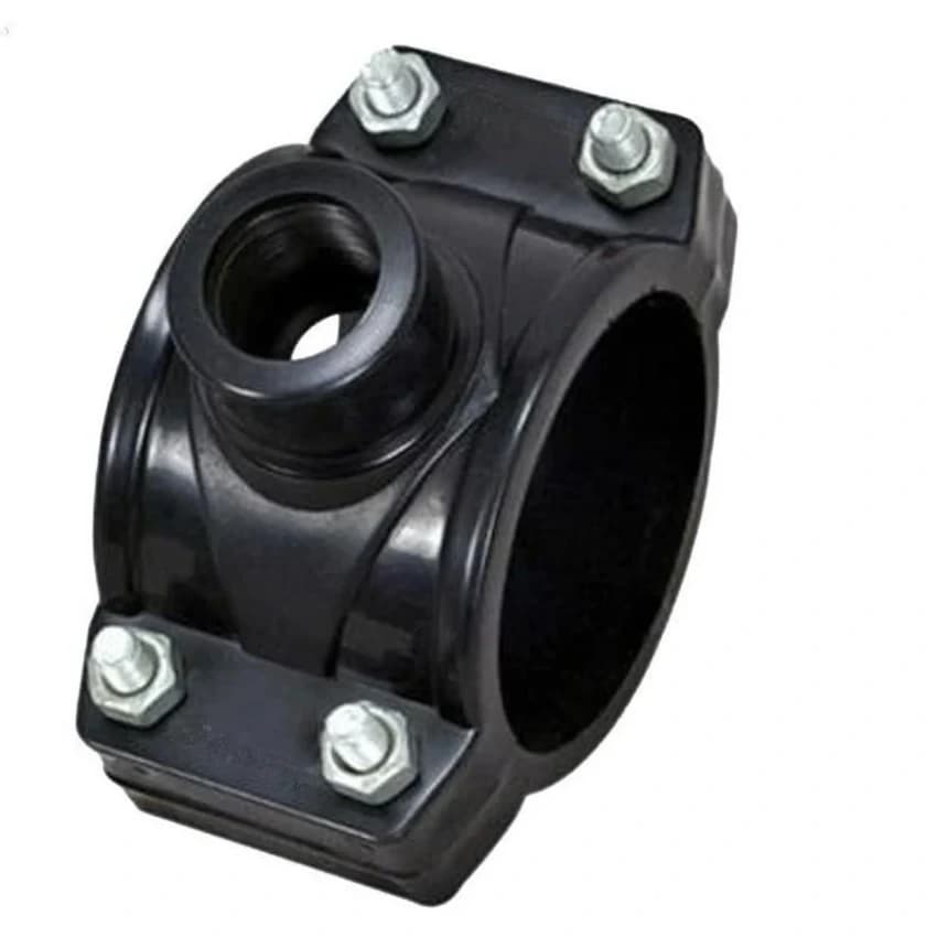 Pp Black Service Saddle, Plastic, 63 mm (2 inch)