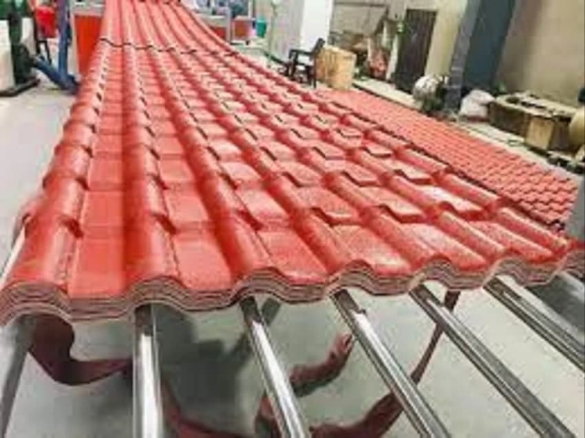 Color Coated Red UPVC Roofing Sheets