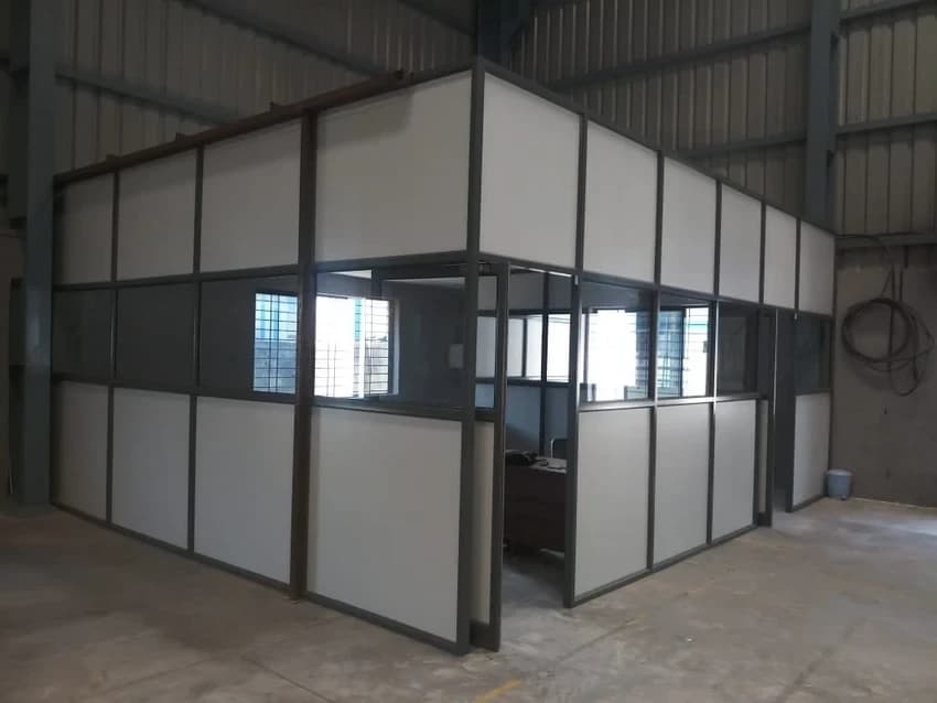 ACP (Aluminium) Aluminum Office Cabin, 6x3 m (20x10 ft)