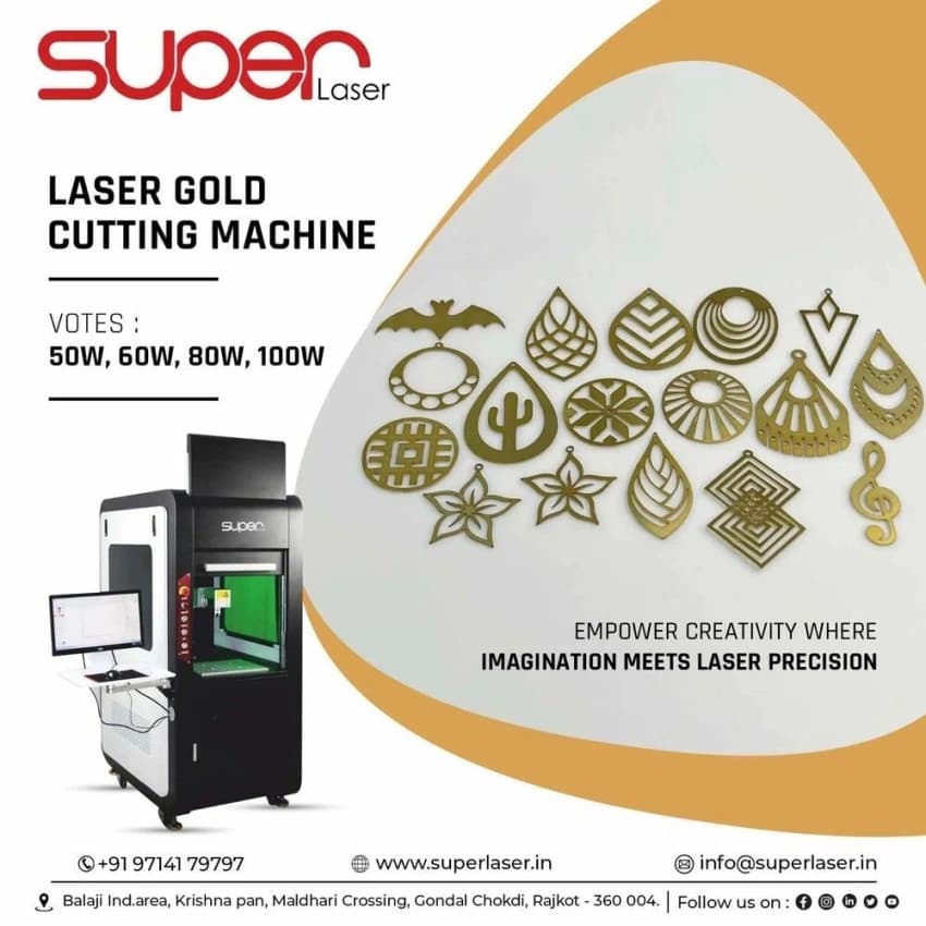 Gold Laser Cutting Machine