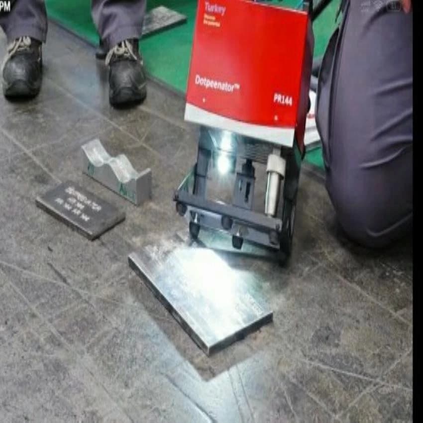 Metal Marking Machine, Model Name/Number: 140mm X 40mm