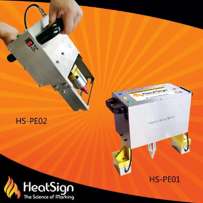 Metal Portable Dot Pin Marking Machine, 0.001mm, Model Name/Number: Hs-pe01 And Hs-pe02
