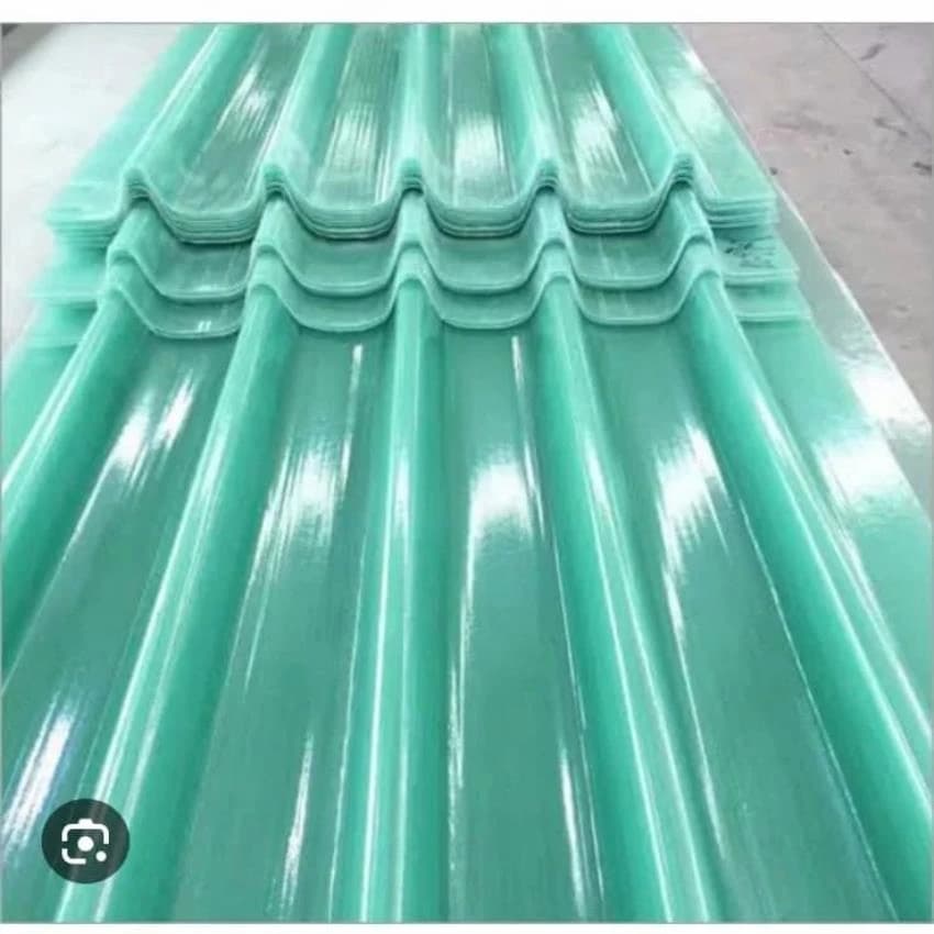 Fiberglass Plain Mill Fiber Profile Sheet, Thickness Of Sheet: 1 mm