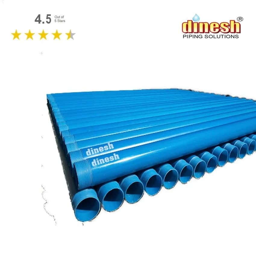 3 inch Blue PVC Casing Pipes, 3m