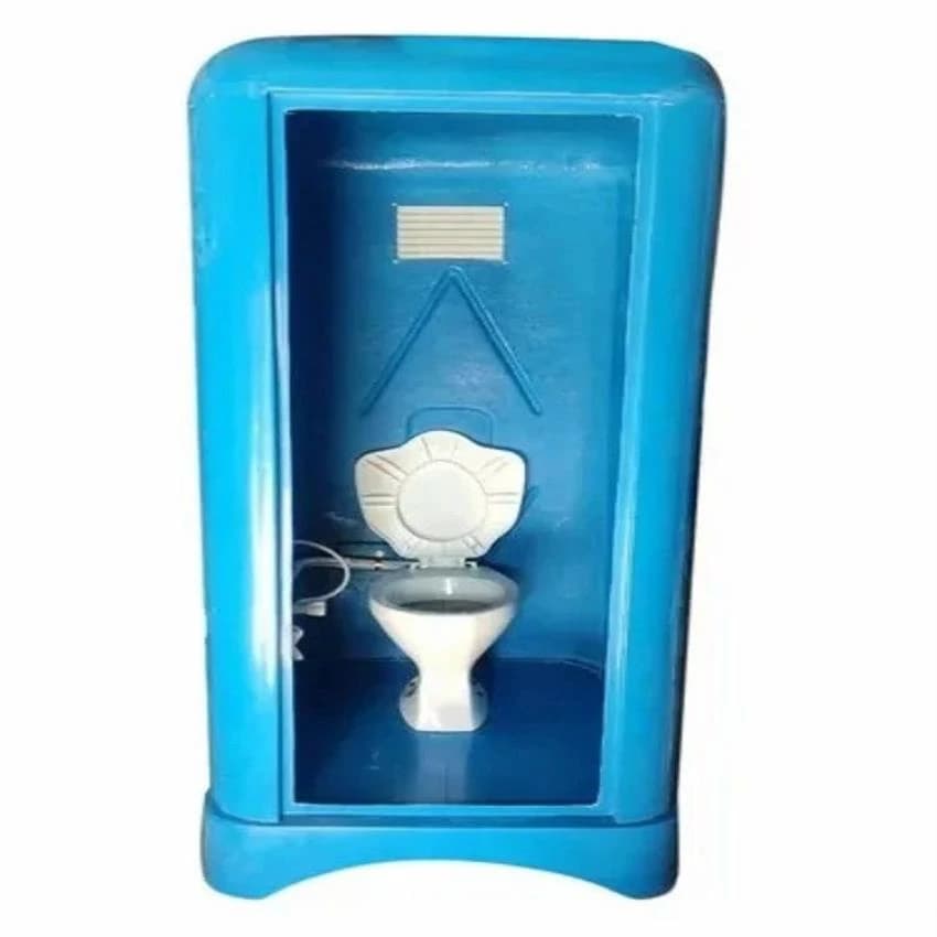 Modular FRP Portable Toilet, Size: 4 x 4 x 8.6 Feet