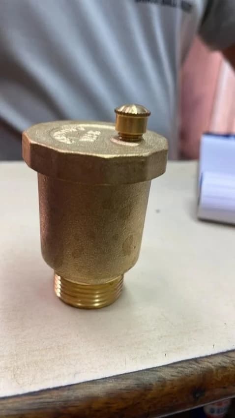 High Pressure BRASS AIR VALVE 15MM, For Water