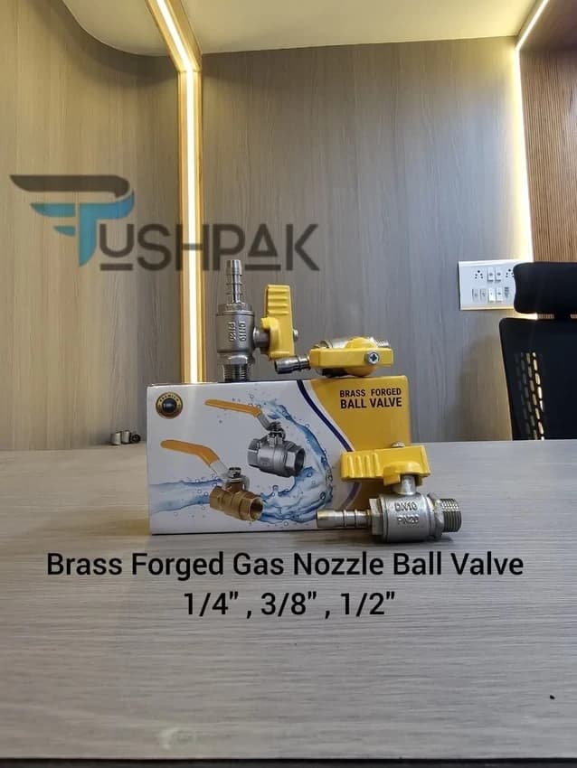 Brass Forged Gas Nozzle Cock (LPG PNG Pipeline Valve) Gas Line Fitting