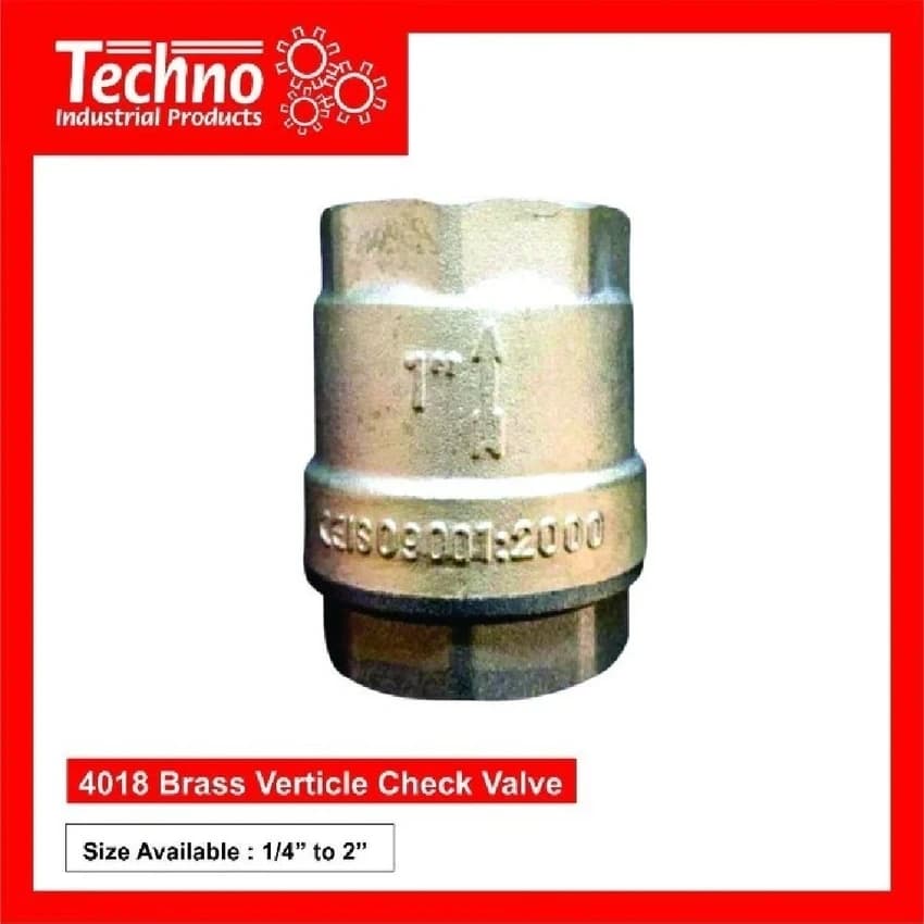 Brass Vertical Check Valve, Valve Size: 15 mm