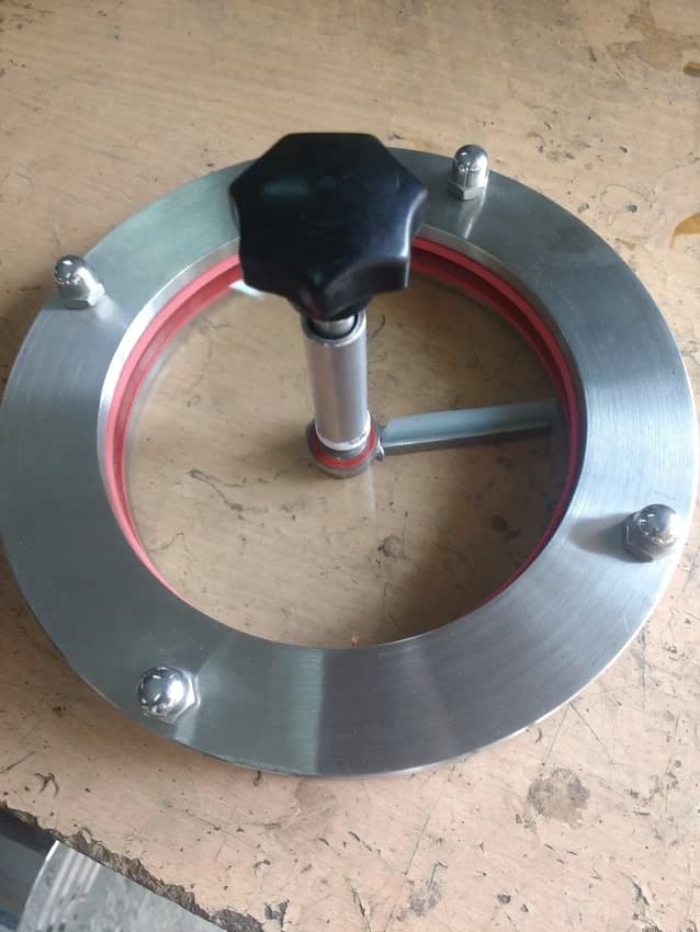 S S Wifer Sight Glass Flange End with Single Window (150mm, 150 Class)