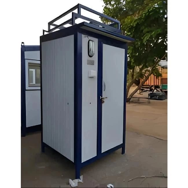 Grey PUF Mobile Toilet