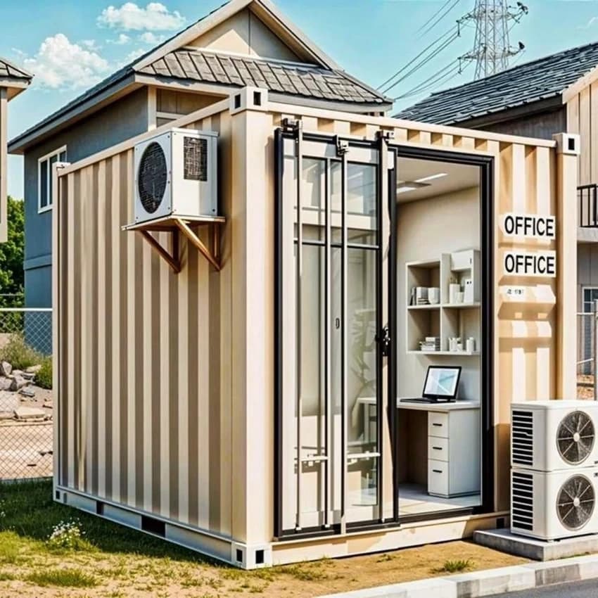 Mild Steel Mobile Office Container
