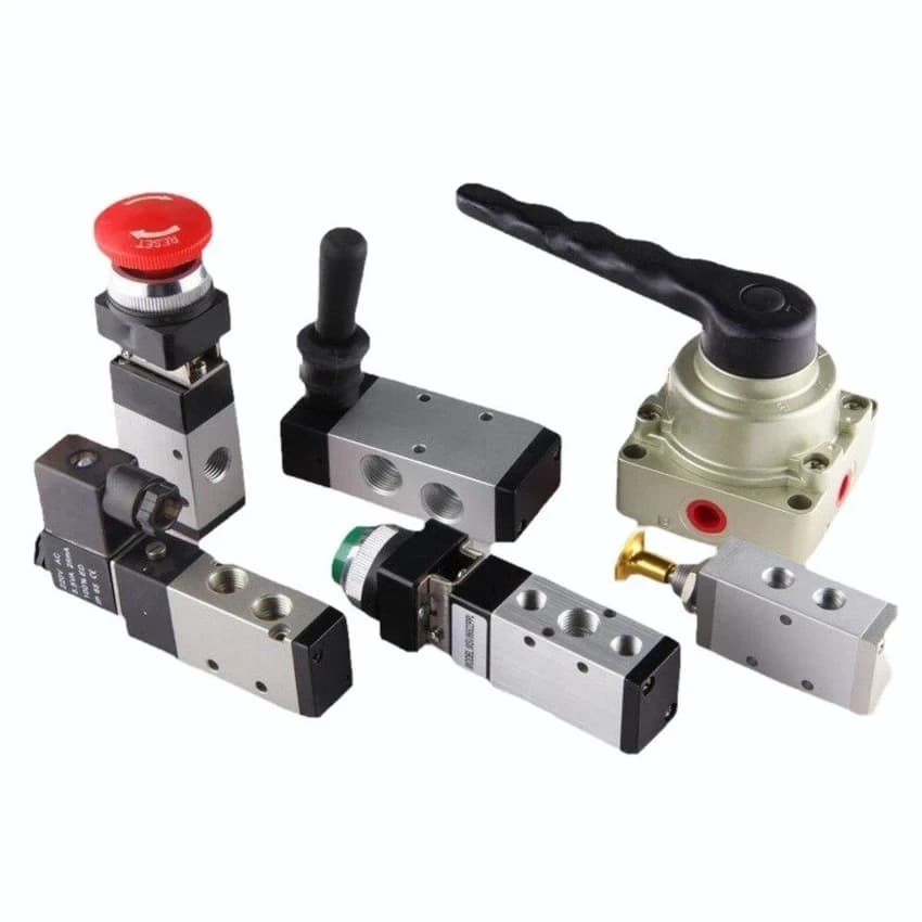 5 Way Pneumatic Push Pull Valve, Pressure Rating: 10 Bar