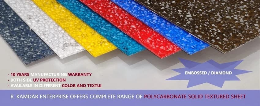 2mm Polycarbonate Solid Textured Sheet