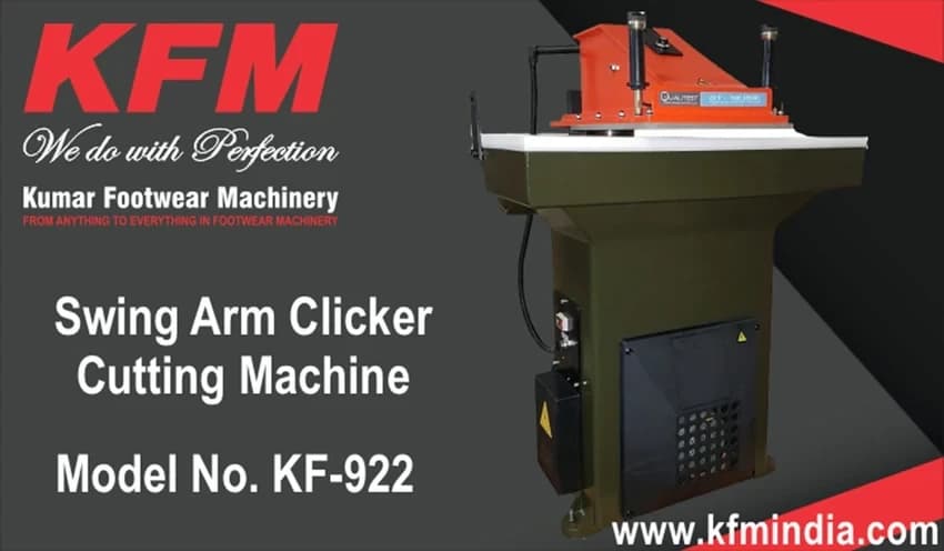 Swing Arm Clicker Cutting Machine