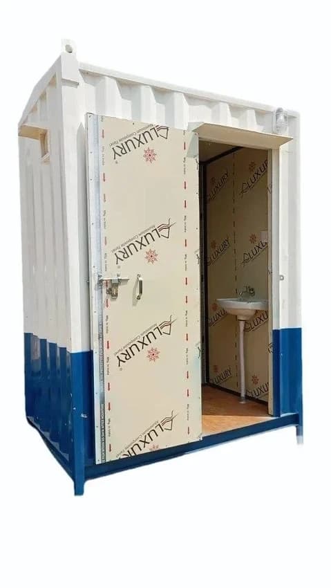 10x5 Feet Mild Steel Portable Toilet