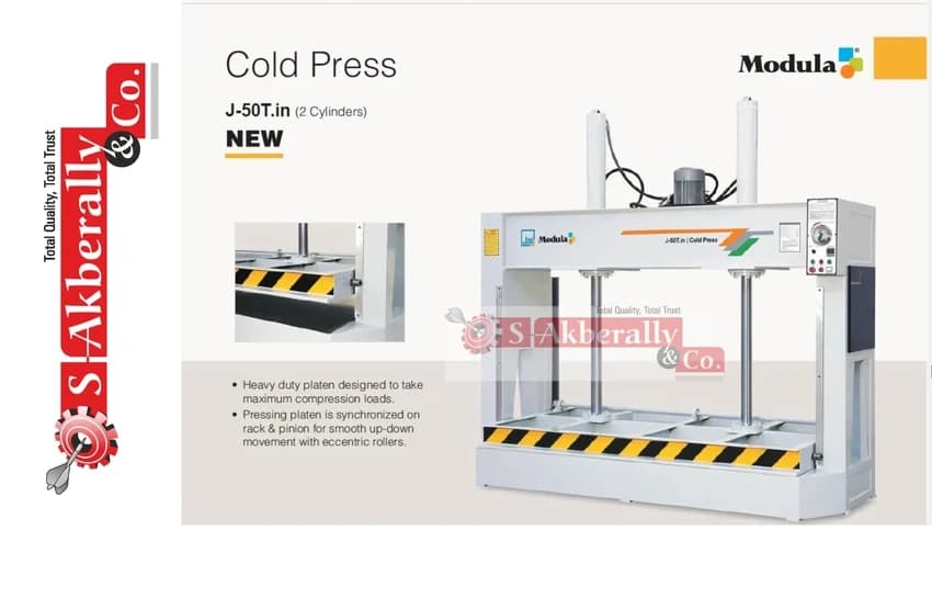 SEMI AUTOMATIC HYDRAULIC PLYWOOD COLD PRESS MACHINE J 50T
