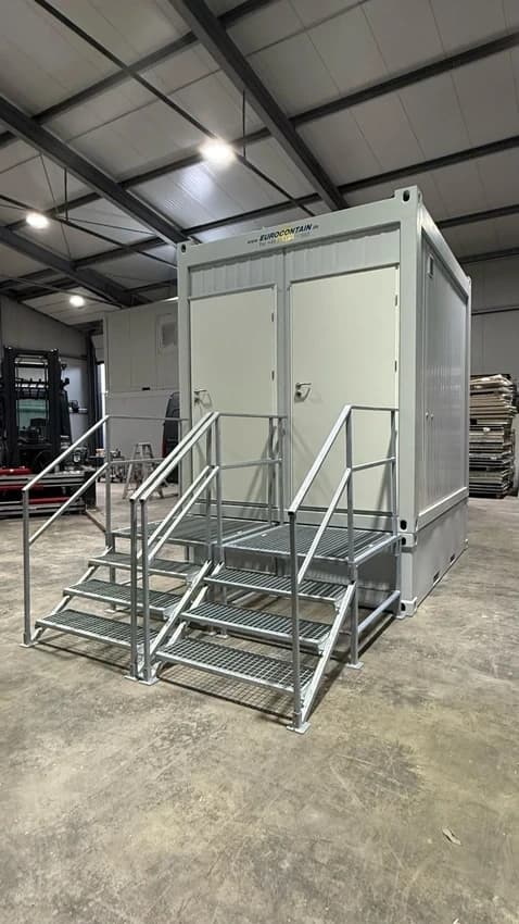 Flameproof GI AQMS Portable Room Cabin