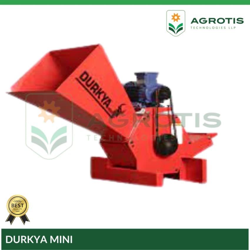 Durkya Mini Wood Chipper Shredder, For Agriculture & Farming, Capacity: 200-300KG