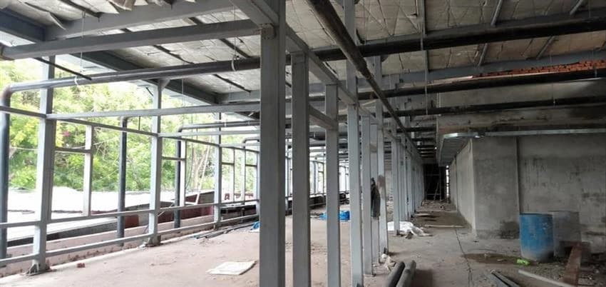 MS Prefabricated Factory Shed