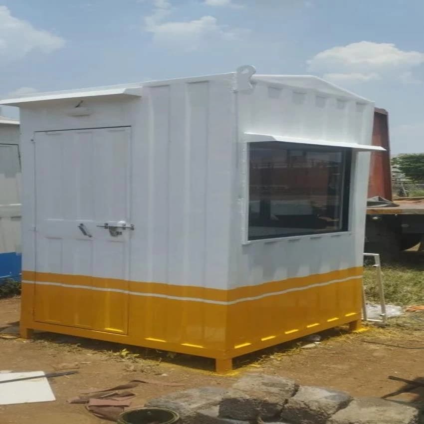 Rectangular Portable Security Cabin, For Guard Room
