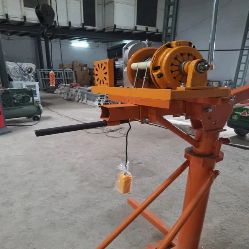 With Trolley Material Hoist Monkey Lift Mini Crane