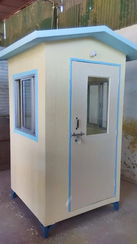 Steel Prefabricated Guard Security Cabin