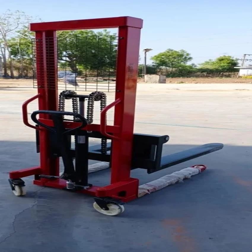 Stainless Steel Hydraulic Manual Stacker, For Industrial