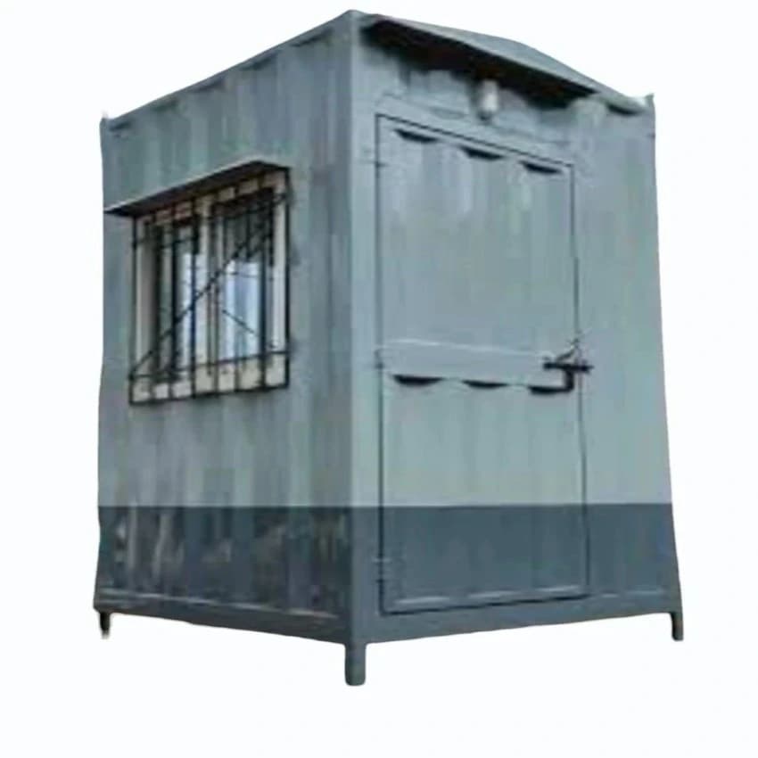 Square Mild Steel Portable Security Guard Cabin