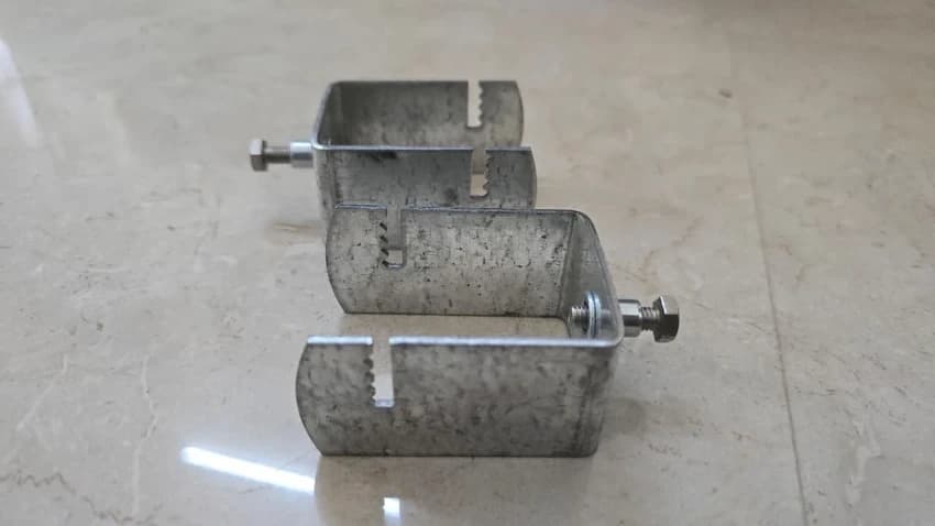 Galvanized Iron (GI) SolGrip Clamps 40-40 40-60 40-80, 40 mm (1.5 Inch)