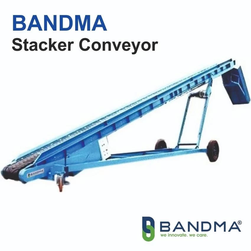 G.I Stacker Conveyor Machine, Capacity: 100-150 kg per feet