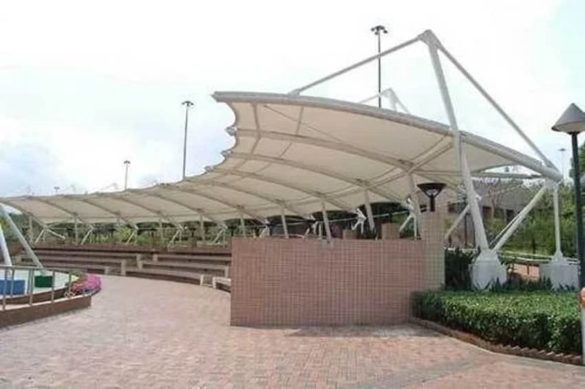 Outdoor Tensile Fabric Canopies Structures