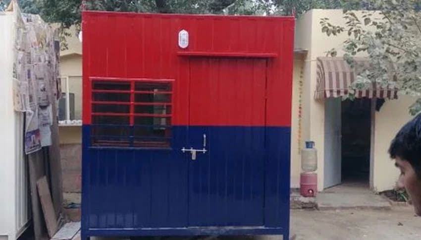 Steel Portable Police Booth