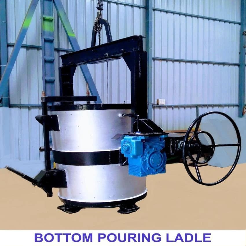 Mild Steel Bottom Pouring Ladle, for Metal Pouring