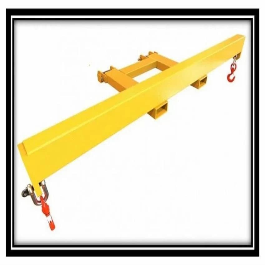 Manual Mild Steel Forklift Spreader Beam, For Industrial, Capacity: Variable