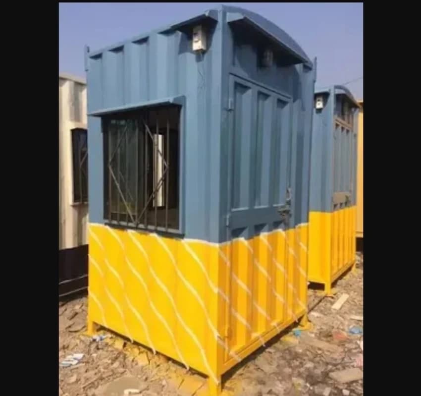 Modular Steel Security Cabin, 6x4 ft