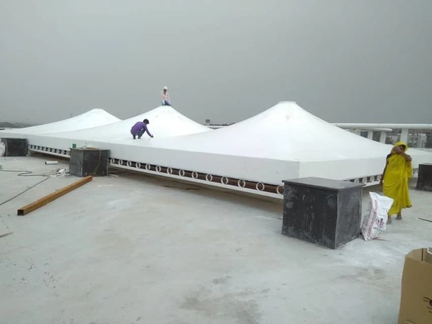 Tensile Structure Conical Shed Canopy