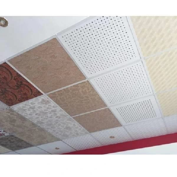 PVC Laminated Gypsum Ceiling Tiles