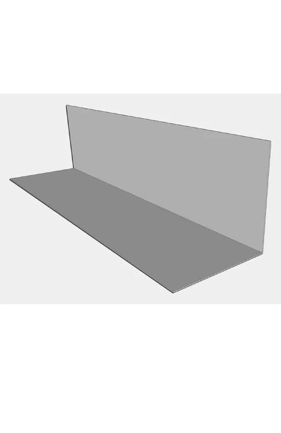 24 Ft Galvalume L Flashing 0.47mm