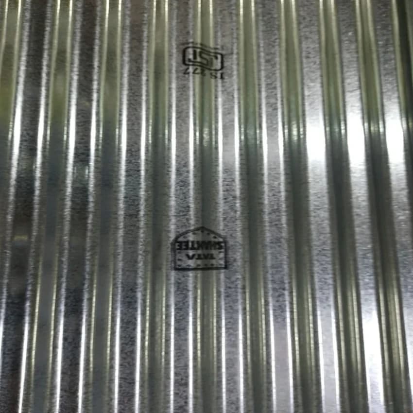 TATA Iron GI Steel Sheet For Construction, Thickness: 0.18 mm to 0.60 mm