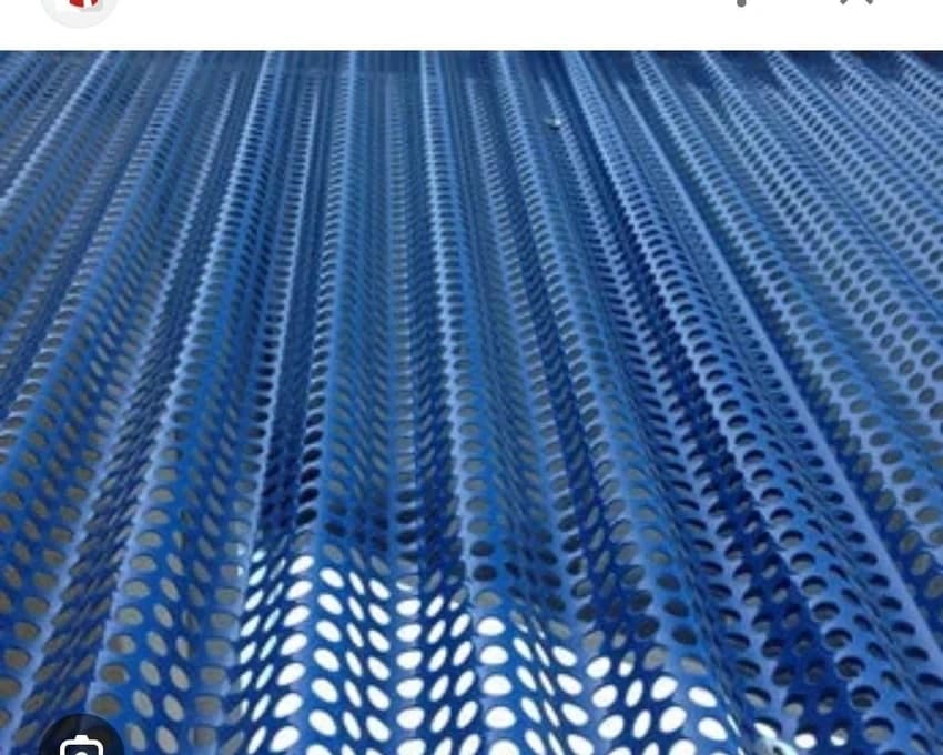 Perforated corrugated sheet