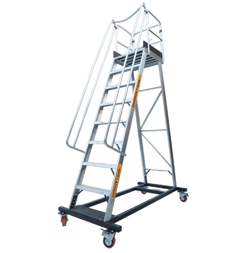 Aluminum Platform Ladders, 15 Ft, Load Capacity: 150 kg