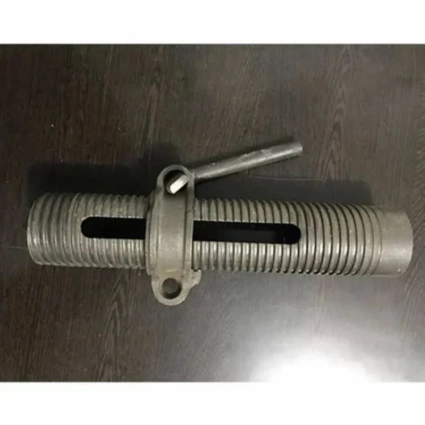 Mild Steel Round Prop Sleeve With Handle And Nut, Black