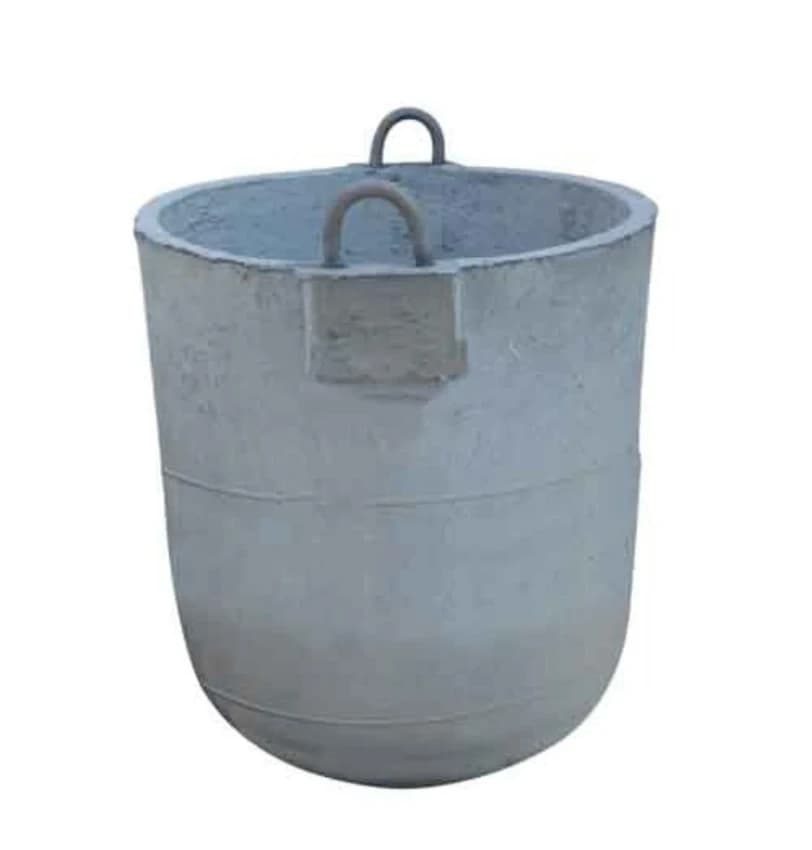 Industrial Cast Iron Crucibles, Round