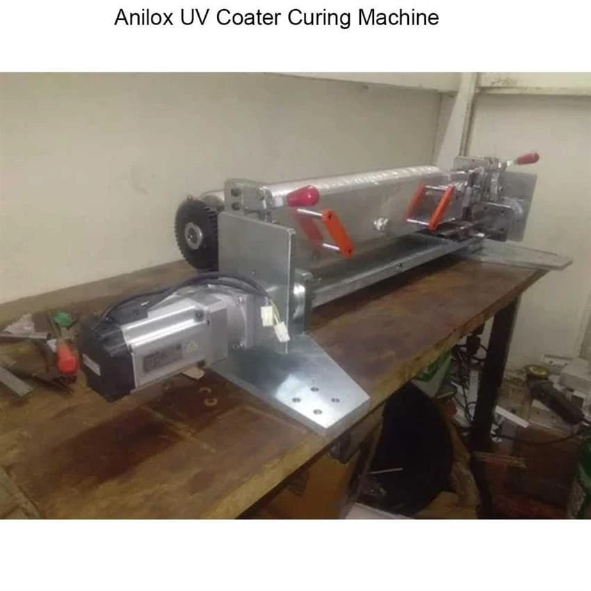Mild Steel Anilox UV Coater Curing Machine