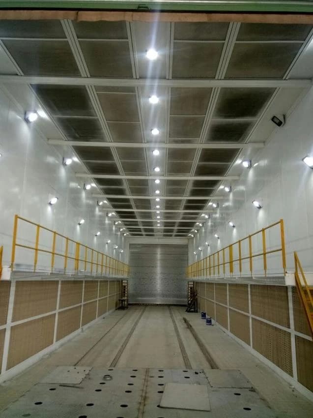 Painting Semi Automatic Liquid Paint Booth
