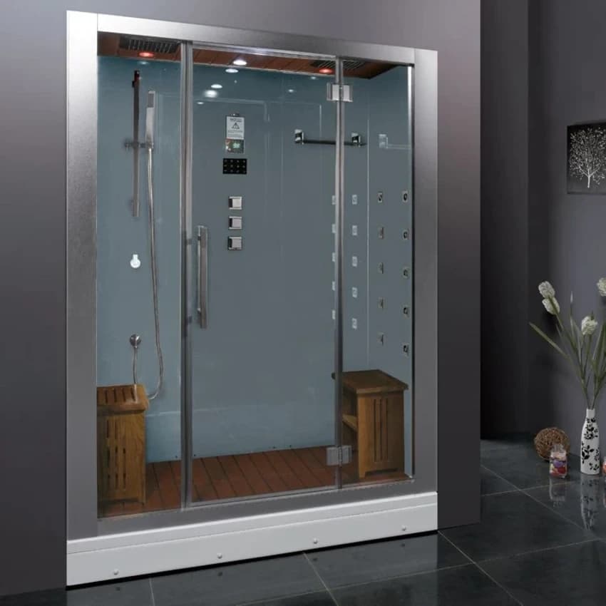 Glass Aluminium Steam Shower