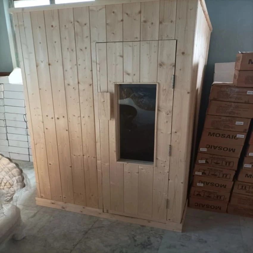 Wood Sauna Bath, Size: 4x4