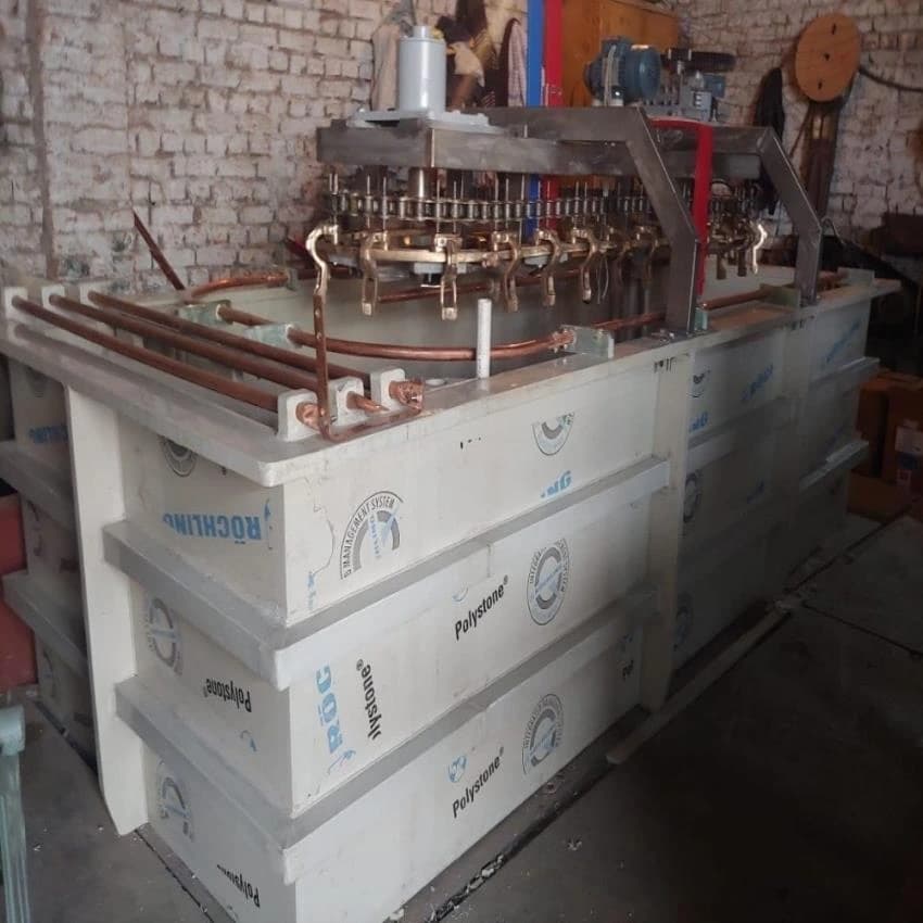 Stainless Steel Semi Auto Plating System, For Industrial
