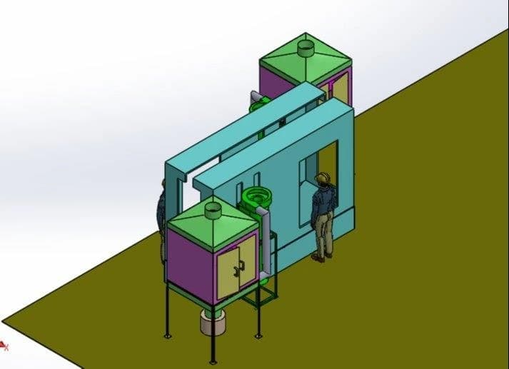 Powder Coating Booth