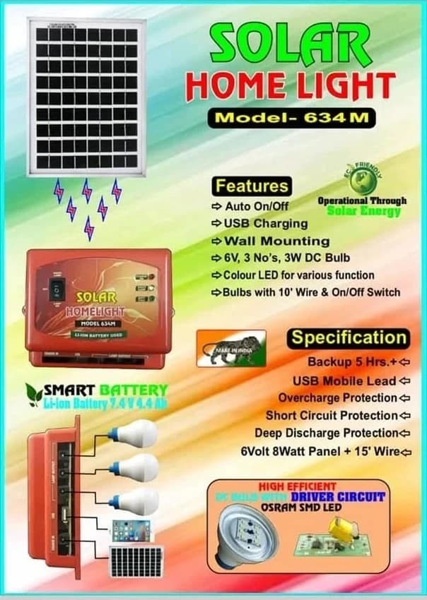 Solar Home Systems, 3 kW, On-Grid